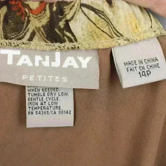 TANJAY Petites ladies midi skirt size 14P - Picture 4 of 5